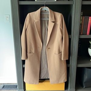 Theory Women’s Lamb Melton Coat S